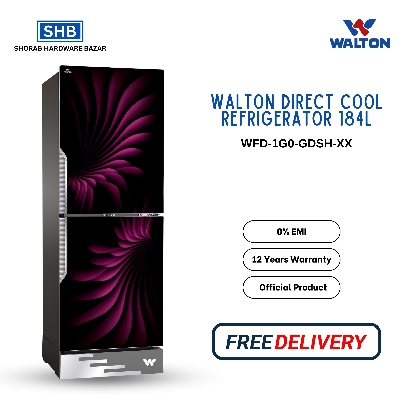 Picture of Walton Direct Cool Refrigerator 184L WFD-1G0-GDSH-XX with Free Delivery (Multicolor)