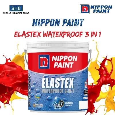 Picture of Nippon Paint Elastex Waterproof 3 in 1 (Not Specified,White,1L)