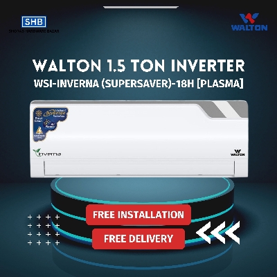 Picture of Walton 1.5 TON Inverter WSI-INVERNA (SUPERSAVER)-18H [PLASMA] with Free Delivery & Free Installation (White)