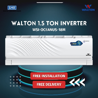 Picture of Walton 1.5 TON Inverter WSI-OCEANUS-18M with Free Delivery & Free Installation (White)