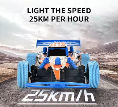 Picture of High Speed Racing Car Toy with Remote Control Thrilling RC Car for Kids Ages 3+ Fast Performance, Easy Controls, and Durable Design-(Cool Blue)
