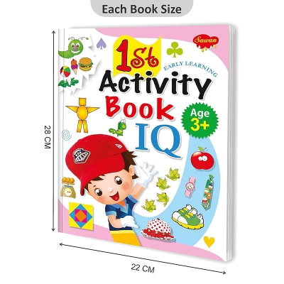 Picture of 1st Activity Book-IQ 3+ Paperback –