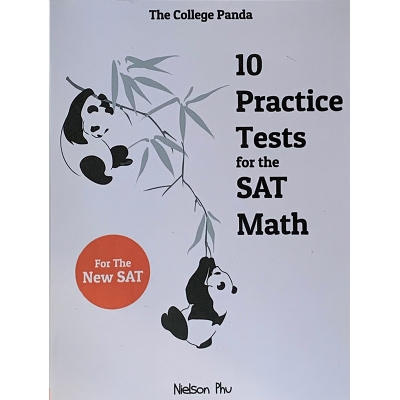 Picture of The College Panda's 10 Practice Tests for the SAT Math Paperback