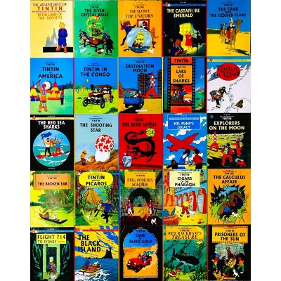 Picture of Tintin Paperback  25 titles

(English)