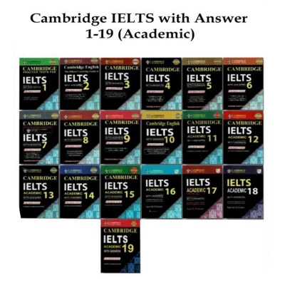 Picture of Cambridge IELTS (1-19) FULL SET Self-study Student's Book (Without Audio DVD)(news Print)