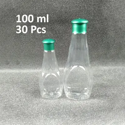 Picture of 100 Ml Diamond Shape Organic Oil Empty Bottle 30 Pcs