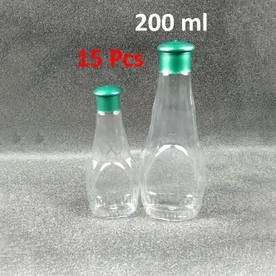 Picture of 200 Ml Diamond Shape Organic Oil Empty Bottle 15 Pcs