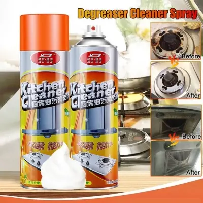 Picture of Multipurpose Bubble Foam Cleaner Kitchen Cleaner Spray Oil & Grease Stain Remover Chimney Cleaner Spray Bubble Cleaner All Purpose Foam Degreaser Spray