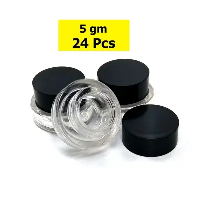Picture of Empty Plastic Cosmetic Containers 5gm - 24 PCS