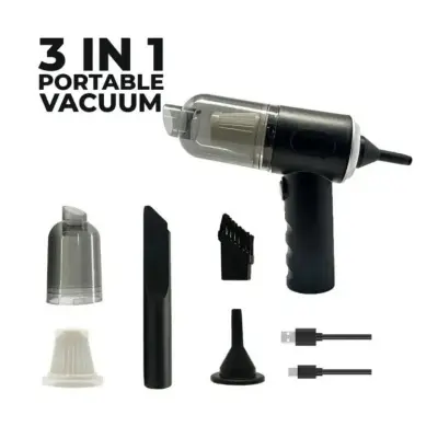 Picture of Portable Handheld Wireless Car and Household Vacuum Cleaner – Compact Design with Powerful