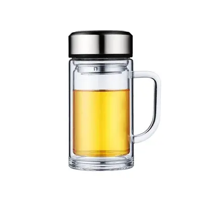 Picture of Double Layer Glass Thermos Hot Mug 350ml. (1 to 2 Hours Hot) - Coffee Mug