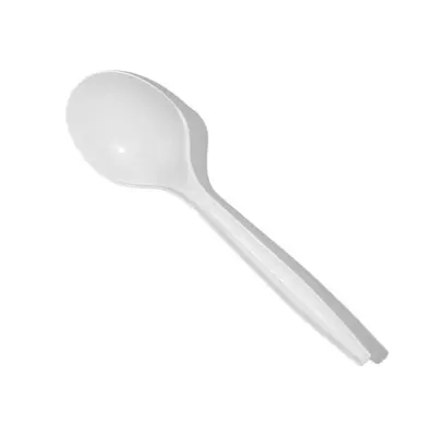 Picture of Disposable small Spoon Hot and Cold Resistant Dessert Spoon 100 pcs pack