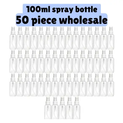 Picture of 100ml Spray bottle Transparent plastic bottle- 50 pcs (Wholesale Combo)