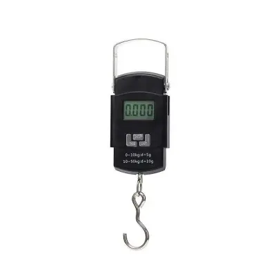 Picture of Digital Hanging Weight Scale - Weiheng Electronic Portable LCD Scale with Double Precision Hook for Luggage and Travel