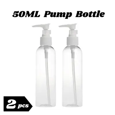 Picture of Pump Spray Bottle 50ml - White 2 Pcs