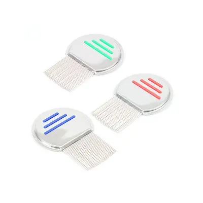 Picture of stainless steel lice comb