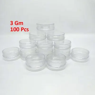 Picture of 3 Gm Mini Empty Jar 100 Pcs