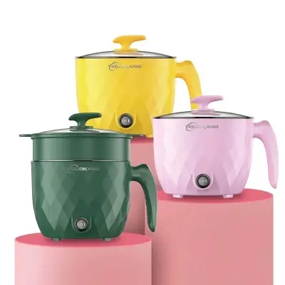 Picture of Diamond Multifunctional Non-stick Mini Electric Rice Cooker Hot-pot Cooking Pot 1.8 L