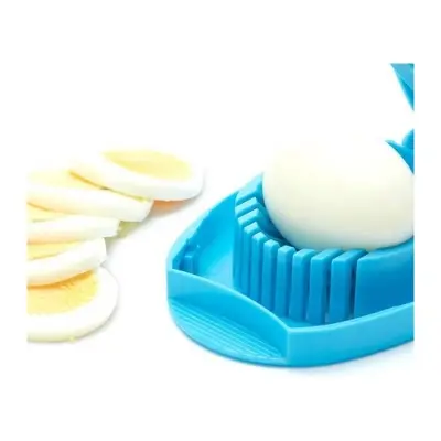 Picture of Egg Slicer on Card Stainless Steel Blades for Perfectly Even Slices Perfect for Boiled Eggs Fruits and More Compact Easy to Use Dishwasher Safe Convenient Kitchen Tool for Meal Prep & Snacks