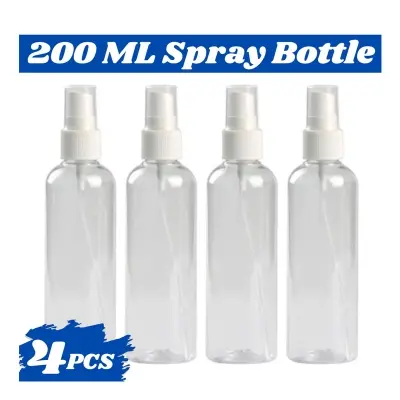 Picture of 200ml Spray bottle Transparent plastic bottle- 4 pcs