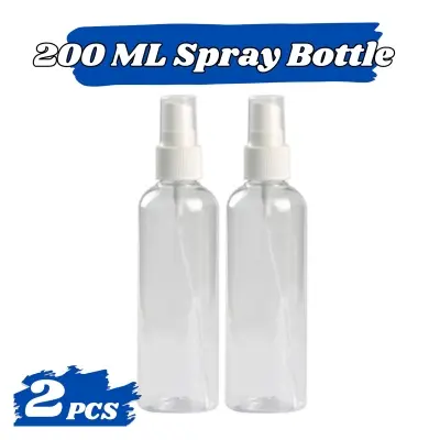 Picture of 200ml Spray bottle Transparent plastic bottle- 2 pcs