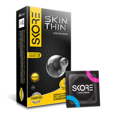Picture of Skore SkinThin Ultra Fine Condoms - 1 Pack (10 pieces)
