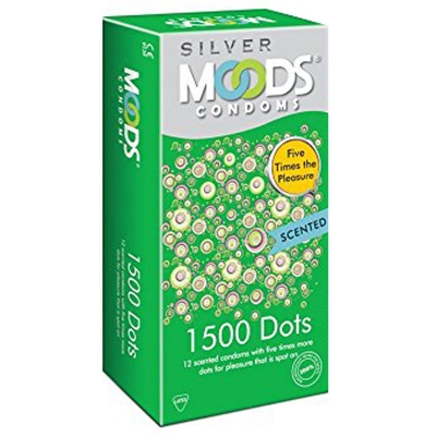 Picture of Moods Silver 1500 Dots Condoms 12's Pack