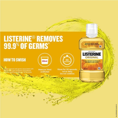 Picture of Listerine Original Mouthwash 250 ml