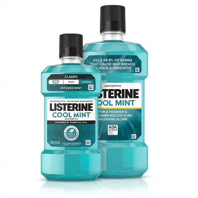 Picture of Listerine Mouth Wash Set Cool Mint 750ml And 250ml (Combo Pack)
