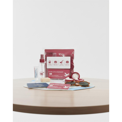 Picture of Refillable Cosmetic Container Kit Travel Bottle Set –8 Piece (Maroon) - Maroon