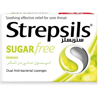 Picture of Strepsils Citrus Lemon Sugar Free - 16 Pcs