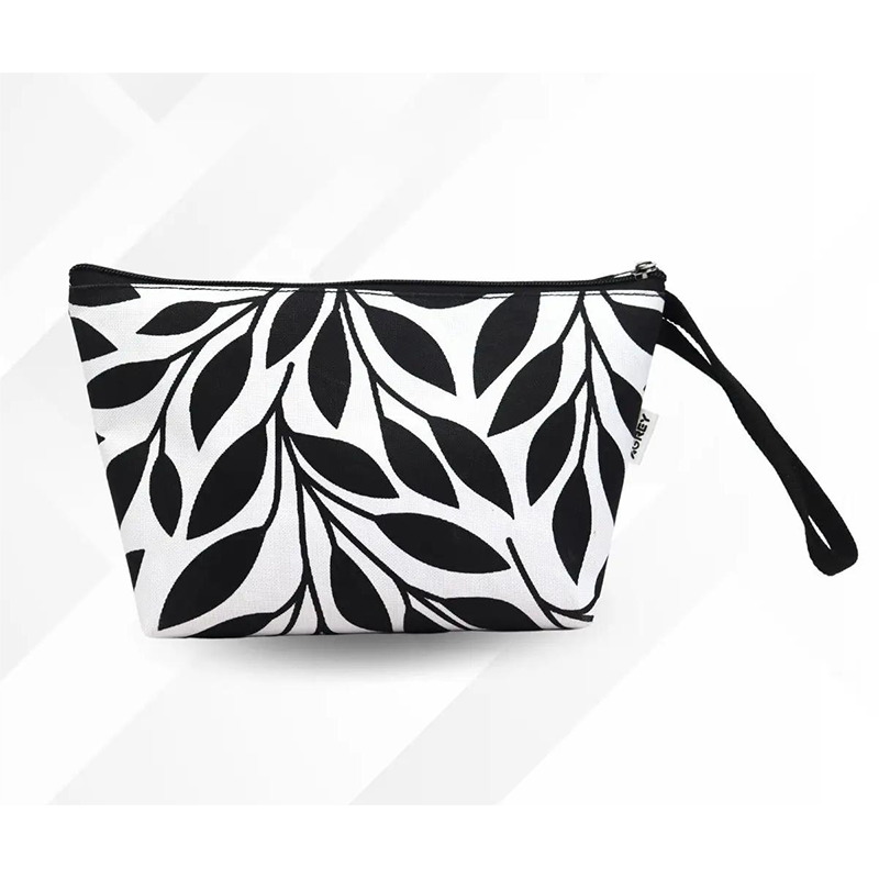 Picture of Makeup Bag Pouch White And Black - White
