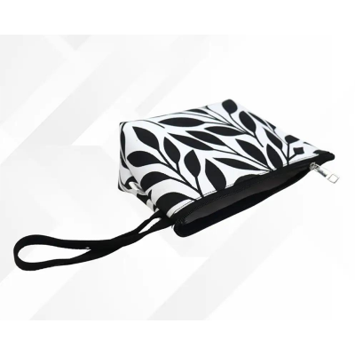 Picture of Makeup Bag Pouch White And Black - White
