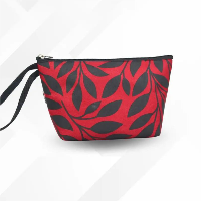 Picture of Pouch Makeup Bag Maroon - Maroon