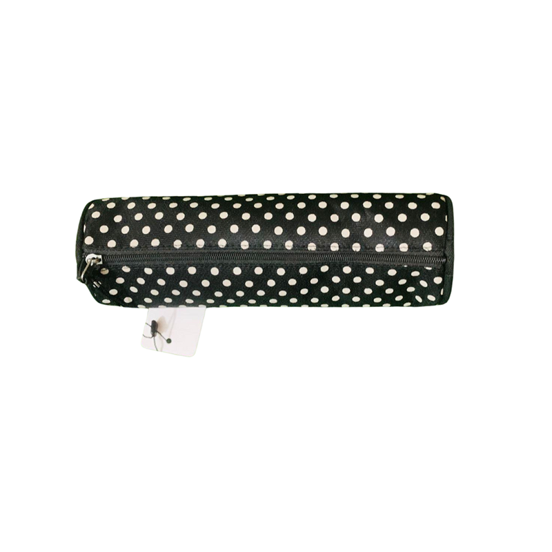 Picture of Round Pouch Bag Black & White - Black
