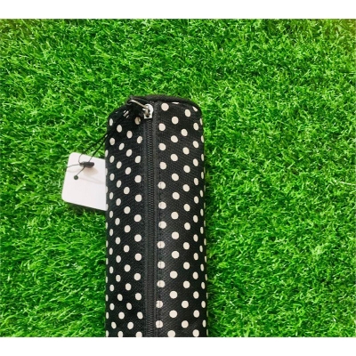 Picture of Round Pouch Bag Black & White - Black