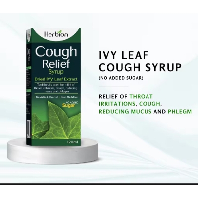 Picture of Herbion Cough Relief Syrup with Dried Ivy Leaf Extract - 120ml