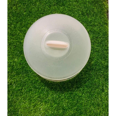 Picture of Microwave Food Cover Splatter Guard Non Stick Plastic Clear Dish Lid 22 CM- 1 Pcs