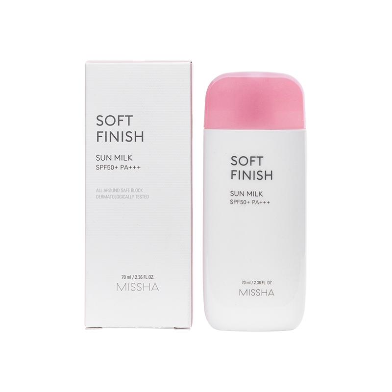 Picture of Missha All Around Safe Block Soft Finish Sun Milk SPF50+ Or PA+++ - 70 ML