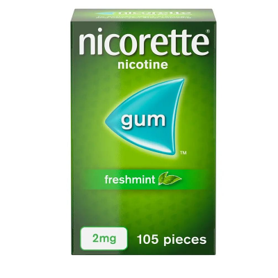 Picture of Nicorette Gum Fresh Mint 2mg, 105's