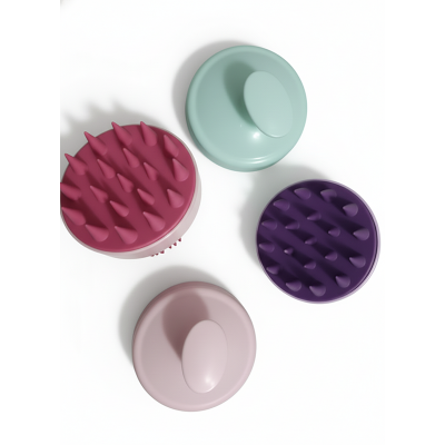 Picture of High-quality Silicone Shampoo Brush / Hair Scalp Massage Brush Silicone Hair Care ( Multicolour )-1 pcs
