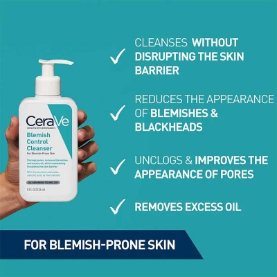 Picture of Cerave Blemish Control Cleanser for Blemish-Prone Skin - 236 ML