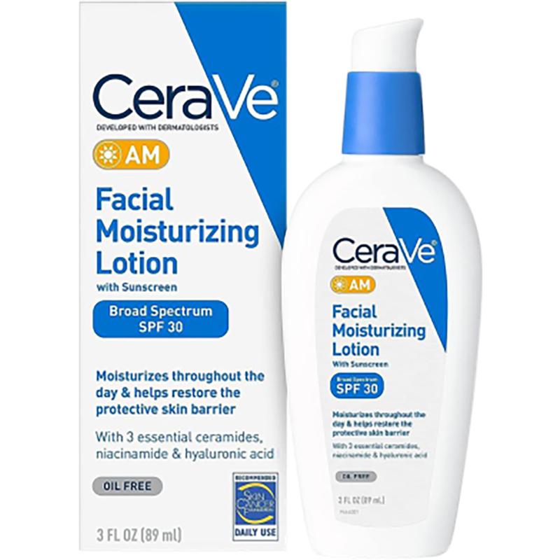 Picture of Cerave AM Facial Moisturising Lotion SPF 30 with Sunscreen - 89 ML