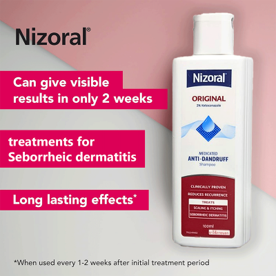 Picture of Nizoral Original 2% Ketoconazole Medicated Anti-Dandruff Shampoo - 200 ML
