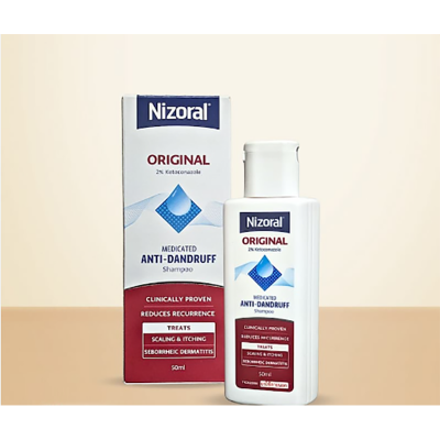 Picture of Nizoral Original 2% Ketoconazole Medicated Anti-Dandruff Shampoo - 50 ML