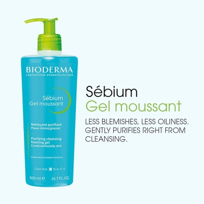 Picture of Bioderma Sebium Gel Moussant Purifying Foaming Gel - 500 ML
