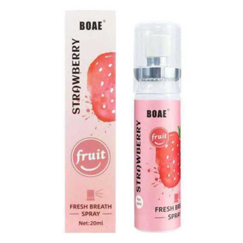 Picture of BOAE Mouth Spray Fruity Oral Spray Remove Bad Breath 20 ml -STRAWBERRY