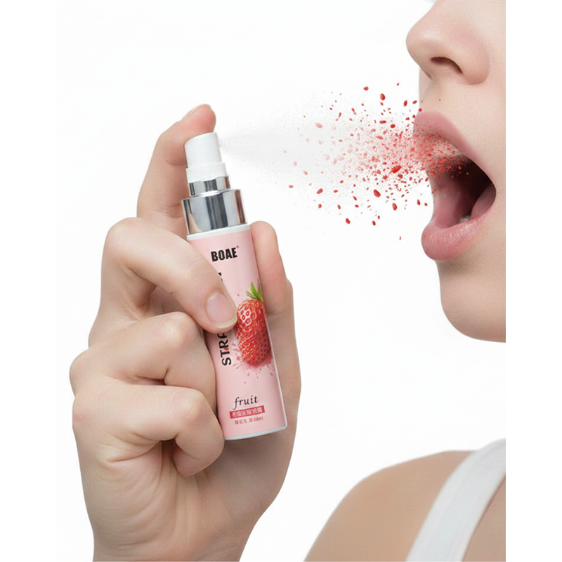 Picture of BOAE Mouth Spray Fruity Oral Spray Remove Bad Breath 20 ml -STRAWBERRY