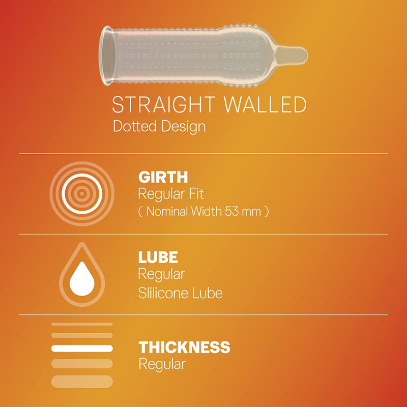 Picture of Durex Extra Dots extra simulation Condom -3 pcs