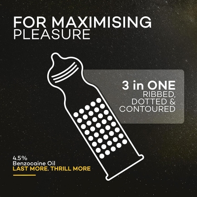 Picture of Manforce Cocktail chocolate & Hazelnut Flavoured condom - 3 pcs